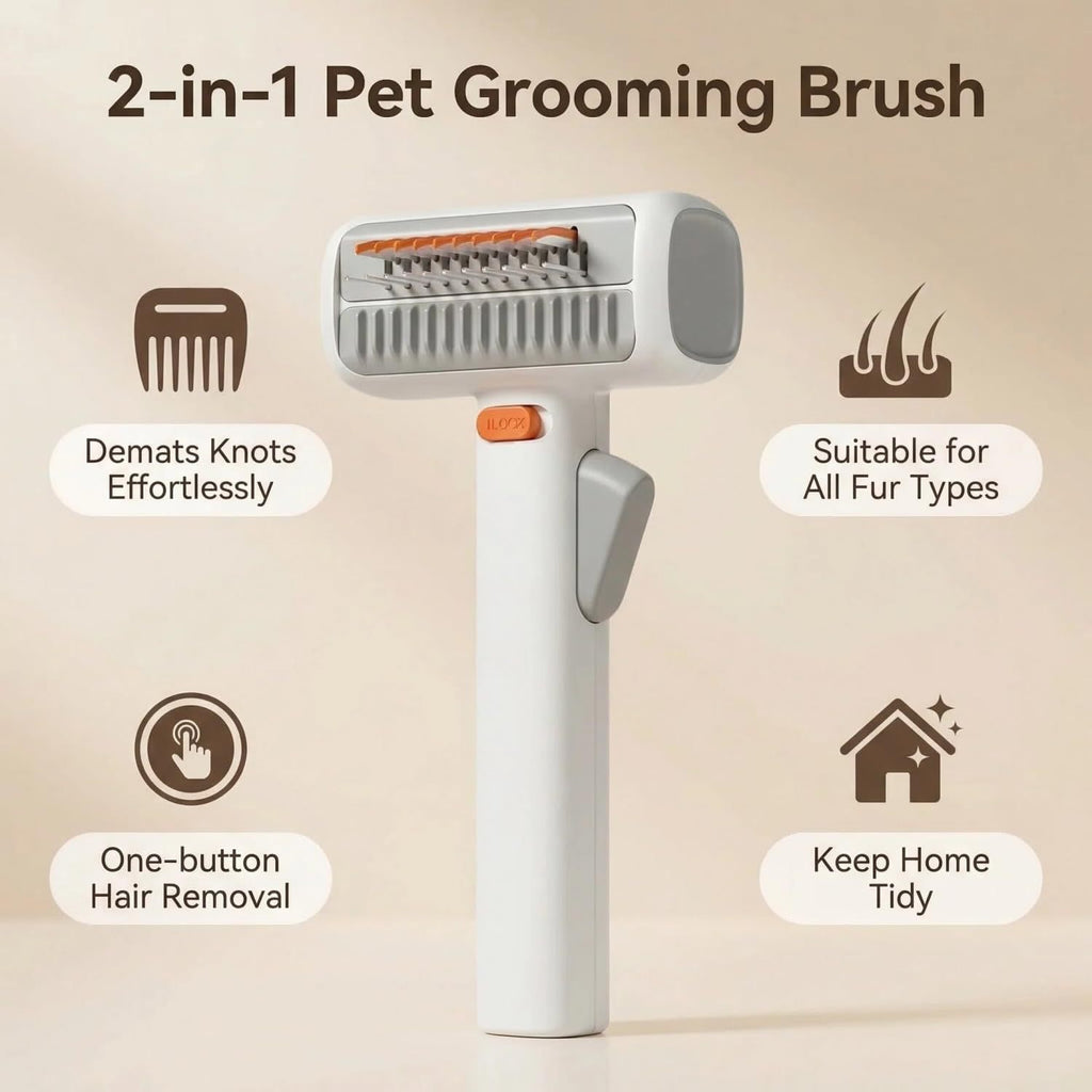 The 2-in-1 Detangling Brush
