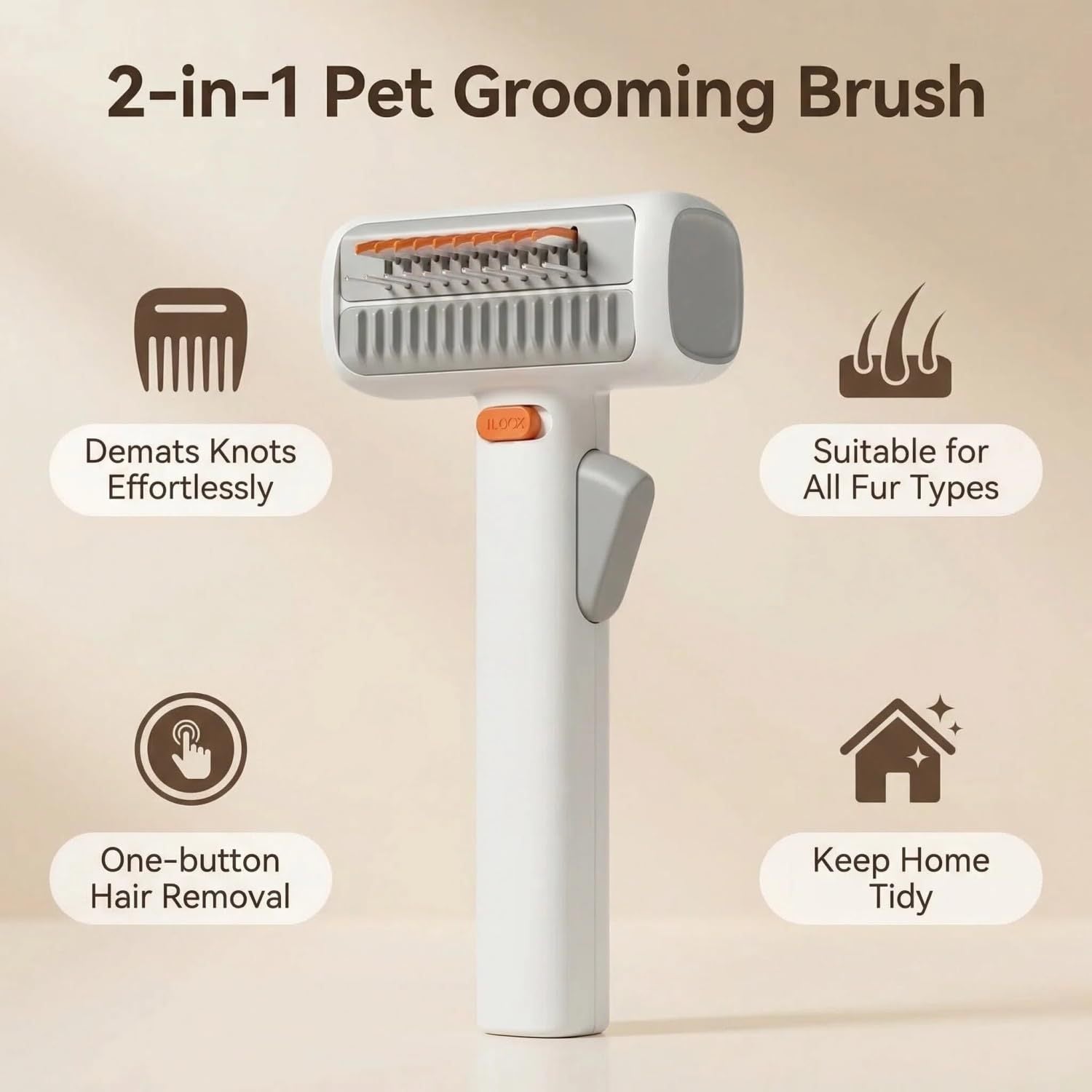 The 2-in-1 Detangling Brush